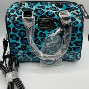 Loungefly Hello Kitty Embossed Leopard Minicity Bag - New